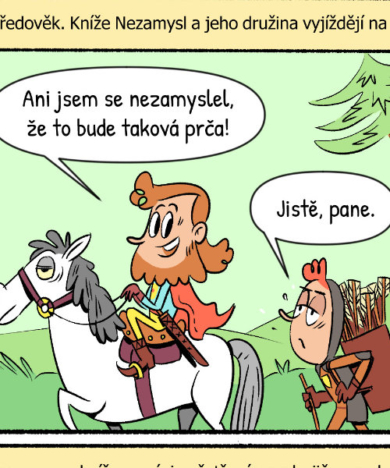 komiks o městu Slaný